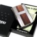 画像5: ZIPPO 両面加工 エッチング ジッポ ライター ロゴ ダブルライン シルバー ブラウン ニッケルメッキ かっこいい おしゃれ ギフト プレゼント メンズ 木目調 渋い