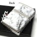 画像3: ジッポ ライター ZIPPO ロゴ シルバー ホワイト 4面加工 大理石 Marble Logo かっこいい おしゃれ メンズ ギフト プレゼント