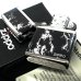 画像5: ジッポ ライター ZIPPO ロゴ ブラック ホワイト 大理石 4面加工 シルバー Marble Logo かっこいい おしゃれ メンズ ギフト プレゼント