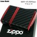 画像2: ZIPPO アーマー カーボン ジッポ ライター イオンレッドコーティング 4面連続加工 かっこいい ブラック シンプル 黒 赤 おしゃれ メンズ 父の日 ギフト プレゼント (2)