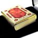 画像4: ZIPPO 1937レプリカ フラットトップ ファンタジーブック おしゃれ ゴールド&レッド ジッポ ライター かっこいい 5面加工 エッチング彫刻 金赤 金タンク メンズ プレゼント ギフト