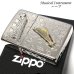 画像1: ZIPPO ライター かわいい 楽器 ハープ メタル ジッポロゴ シルバー 可愛い 両面加工 ハート 音符 ホワイトニッケル 銀 おしゃれ メンズ レディース プレゼント ギフト (1)