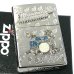 画像2: ZIPPO ライター 楽器 ドラム ジッポ かわいい シルバー 両面加工 おしゃれ ハート 音符 可愛い ホワイトニッケル 銀 メンズ レディース プレゼント ギフト (2)