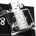 画像4: ZIPPO かっこいい アラベスク＆黒大理石 ジッポ ライター Marble＆Engrave シルバー＆ブラック 彫刻 両面加工 黒銀 おしゃれ メンズ ギフト プレゼント