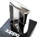 画像5: ZIPPO かっこいい アラベスク＆黒大理石 ジッポ ライター Marble＆Engrave シルバー＆ブラック 彫刻 両面加工 黒銀 おしゃれ メンズ ギフト プレゼント