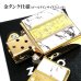 画像4: ZIPPO ライター アラベスク＆大理石 ジッポ おしゃれ Marble＆Engrave 金タンク ゴールド ホワイト 彫刻 両面加工 白金 かっこいい メンズ ギフト プレゼント