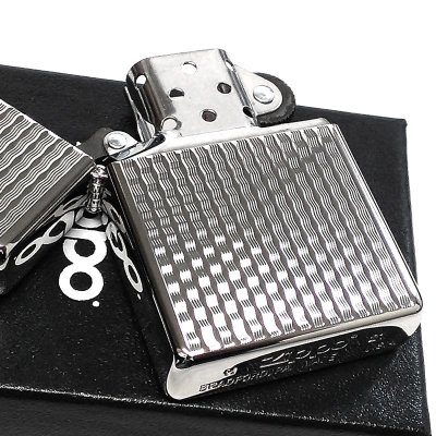 画像4: ZIPPO ライター かごめ ダイヤカット ジッポ 籠目 シルバー ホワイトニッケル かっこいい ギフト 銀 おしゃれ メンズ 父の日 プレゼント