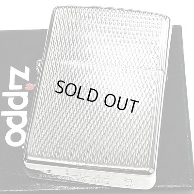 画像1: ZIPPO ライター あみめ ダイヤカット彫刻 ジッポ 網目 シルバー ホワイトニッケル かっこい 銀 おしゃれ メンズ ギフト プレゼント