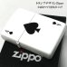 画像2: ZIPPO トランプ スペードのエース 裏面キング ジッポ ライター 両面加工 かっこいい おしゃれ ホワイト 白 ギフト プレゼント レディース メンズ (2)