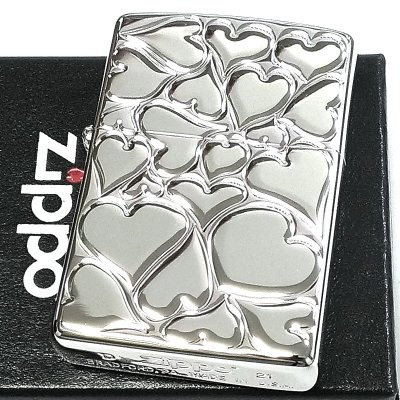 画像2: ZIPPO ハート ジッポ ライター FILL LOVE レディース シルバー 可愛い おしゃれ 女性 かわいい プレゼント ギフト