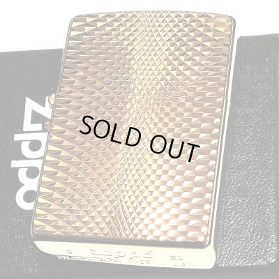 画像2: ジッポ ライター ZIPPO ダイヤモンドカット ゴールド K24 純金メッキ 彫刻 両面加工 金タンク ジッポー かっこいい おしゃれ メンズ ギフト プレゼント