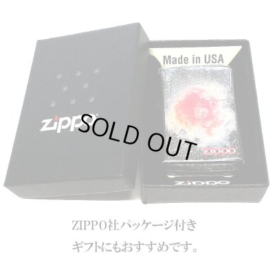 画像5: ZIPPO ライター ネビュラ 宇宙 ジッポ ロゴ ブラックニッケル おしゃれ 星雲 メンズ レッド かっこいい Nebula 黒 ギフト プレゼント