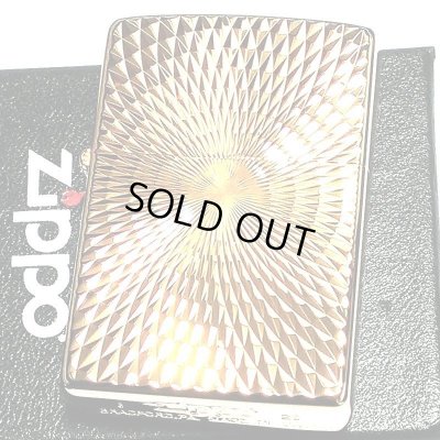 画像2: ジッポ ライター ZIPPO ダイヤモンドカット ゴールド K24 純金メッキ 彫刻 両面加工 金タンク ジッポー かっこいい おしゃれ メンズ ギフト プレゼント