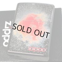 ZIPPO ライター ネビュラ 宇宙 ジッポ ロゴ ブラックニッケル おしゃれ 星雲 メンズ レッド かっこいい Nebula 黒 ギフト プレゼント