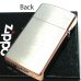 画像4: ZIPPO スリム ジッポ ライター ハート クロス ラバーズ 彫刻 ピンクゴールド シルバーサテン 可愛い 女性 メンズ レディース かわいい シンプル ギフト プレゼント