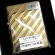 画像8: ZIPPO ライター 1935 復刻レプリカ ジッポー K24 純金メッキ かっこいい 5面ダイヤカット彫刻 ゴールド 角型 ギフト プレゼント 3バレル おしゃれ メンズ (8)