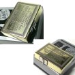 画像5: ZIPPO 1935 復刻レプリカ ジッポライター おしゃれ GUARANTEE ギャランティ BS いぶし アンティークブラス かっこいい 真鍮 ゴールド 角型 彫刻 ギフト (5)