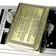 画像4: ZIPPO 1935 復刻レプリカ ジッポライター おしゃれ GUARANTEE ギャランティ BS いぶし アンティークブラス かっこいい 真鍮 ゴールド 角型 彫刻 ギフト (4)