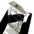 画像5: ZIPPO ライター ジッポ 1935 復刻レプリカ アトラースクロック シルバー 燻し 時計 ラインストーン 3バレル かっこいい おしゃれ 角型 メンズ レディース ギフト プレゼント (5)