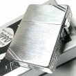 画像6: ZIPPO ライター ジッポ 1935 復刻レプリカ シルバー 燻し 3面アラベスク ダイアゴナルライン 3バレル かっこいい 唐草 彫刻 アンティーク 角型 メンズ ギフト (6)