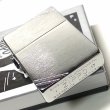 画像3: ZIPPO ライター ジッポ 1935 復刻レプリカ シルバーサテン ダイアゴナルライン 両面 3バレル シンプル アンティーク 角型 メンズ ギフト プレゼント (3)