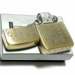 画像5: ZIPPO ライター 1941復刻 レプリカ ジッポ GUARANTEE アンティークブラス 古美ゴールド シンプル スタンダード ギャランティ 丸角 かっこいい おしゃれ メンズ ギフト プレゼント (5)