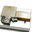 画像5: ZIPPO 1941 復刻レプリカ ジッポ ライター マリア シルバーサテン＆ゴールド かっこいい 金銀 おしゃれ 丸角 メンズ レディース ギフト プレゼント (5)