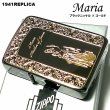 画像1: ZIPPO 1941 復刻レプリカ ジッポ ライター かっこいい マリア ブラックニッケル 黒金 おしゃれ 丸角 メンズ ギフト プレゼント (1)