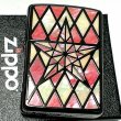 画像2: ZIPPO アーマー ジッポ シェルスター 両面加工 重厚 シェルインレイ 天然貝 ピンクシェル ホワイトシェル ブラックニッケル 高級  ジッポー ライター かっこいい メンズ ギフト プレゼント (2)