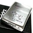 画像2: ZIPPO サイモンカーター ジッポ ライター ブルドック 可愛い シルバー 金差し 彫刻 女性 レディース メンズ ブランド かわいい おしゃれ プレゼント (2)