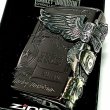 画像10: ZIPPO ライター ハーレーダビッドソン ジッポ チョコブラウン チタン加工 3面大型メタル イーグル HARLEY-DAVIDSON 日本国内限定モデル かっこいい ギフト (10)