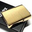 画像3: ZIPPO アーマー ジッポ ライター ゴールドサテン ブラス シンプル 無地 金タンク 重厚モデル かっこいい メンズ プレゼント ギフト (3)