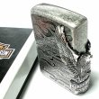 画像4: ZIPPO ハーレーダビッドソン ジッポ ライター アンティークシルバー 銀古美 3面大型メタル 鷲 HARLEY-DAVIDSON 日本国内限定モデル かっこいい メンズ ギフト (4)