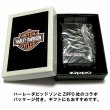 画像7: ZIPPO ハーレーダビッドソン ジッポライター ブラック＆シルバー かっこいい ファイヤー 3面銀燻しメタル イーグル 黒銀 HARLEY-DAVIDSON 日本国内限定モデル ジッポー ギフト (7)