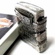 画像3: ZIPPO ライター ハーレーダビッドソン ジッポ アンティークシルバー 銀古美 3面大型メタル イーグル HARLEY-DAVIDSON 日本国内限定モデル かっこいい ギフト (3)