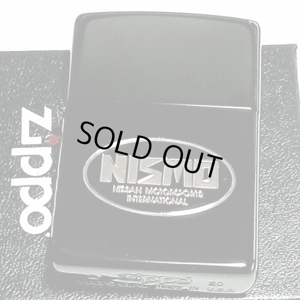 画像1: ZIPPO ライター NISMO ニッケル ブラック 日産公認モデル 車 ジッポ かっこいい ニッサン メンズ ギフト プレゼント (1)