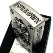 画像5: ZIPPO ライター メタルジャケット ジッポ 超重厚 クロス シルバー＆ゴールド 5面デザイン 艶消し 彫刻 メンズ 銀 十字架 アクセサリー かっこいい ギフト (5)