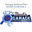 画像5: ブリキ看板 ビンテージ エンボス加工 Dad'garage アメリカン ガレージ プレート 壁飾り 雑貨 大きい インテリア 可愛い かわいい サーファー カフェ 店舗 (5)