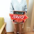 画像3: ブリキ看板 ビンテージ アンティーク LINCOLN MERCURY SERVICE おしゃれ アメリカン 壁掛け プレート 壁飾り かわいい 雑貨 可愛い インテリア ネオン サーファー カフェ 店舗 (3)