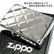 画像3: ZIPPO アーマー ジッポ ライター 深彫り ダイヤカット 鏡面仕上げ シルバー 両面同加工 かっこいい 重厚 高級 メンズ レディース ギフト (3)