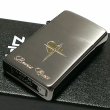 画像4: ZIPPO スリム ジッポ ライター ハート クロス ラバーズ 彫刻 ブラックニッケル ゴールド　金差し 可愛い 女性 メンズ レディース (4)