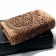 画像5: ZIPPO ライター 本革巻き ジッポ カオス シェリダンクラフト 手彫り Leather Works 牛革 ハンドメイド 彫刻 かっこいい おしゃれ ブランド メンズ 高級 ギフト (5)