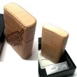 画像6: ZIPPO ライター 革巻き ジッポ おしゃれ カオス フェザー 羽 Leather Works 牛本革 ハンドメイド 彫刻 かっこいい 皮 メンズ ブランド ギフト (6)