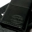 画像7: ZIPPO ライター 革巻き ジッポ おしゃれ カオス ブラック スリードットスタッズ 真鍮 Leather Works 黒 牛本皮 ハンドメイド 彫刻 かっこいい メンズ ブランド ギフト (7)