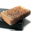 画像6: ZIPPO ライター 本革巻き ジッポ カオス シェリダンクラフト 手彫り Leather Works 牛革 ハンドメイド 彫刻 かっこいい おしゃれ ブランド メンズ 高級 ギフト (6)