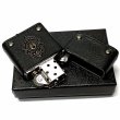 画像6: ZIPPO ライター 革巻き ジッポ キーホール ブラック レザー 黒 鍵穴 アンティーク メタル クラシック 本牛革 かっこいい 皮 おしゃれ メンズ ギフト (6)