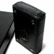 画像4: ZIPPO ライター 革巻き ジッポ キーホール ブラック レザー 黒 鍵穴 アンティーク メタル クラシック 本牛革 かっこいい 皮 おしゃれ メンズ ギフト (4)