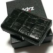 画像4: ZIPPO 革巻き ライター ジッポ クロコダイル型押し ブラック 全面 本皮 かっこいい 黒 おしゃれ メンズ ジッポー 高級 ギフト プレゼント (4)