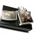 画像5: ZIPPO ライター 天野喜孝 ジッポ アンティークシルバー 銀燻し 彫刻デザイン かっこいい おしゃれ ゲーム メンズ ギフト プレゼント (5)