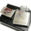 画像5: ZIPPO ライター 天野喜孝 ジッポ ゲーム 銀イブシ エッチング彫刻 アンティークシルバー かっこいい おしゃれ メンズ ギフト (5)